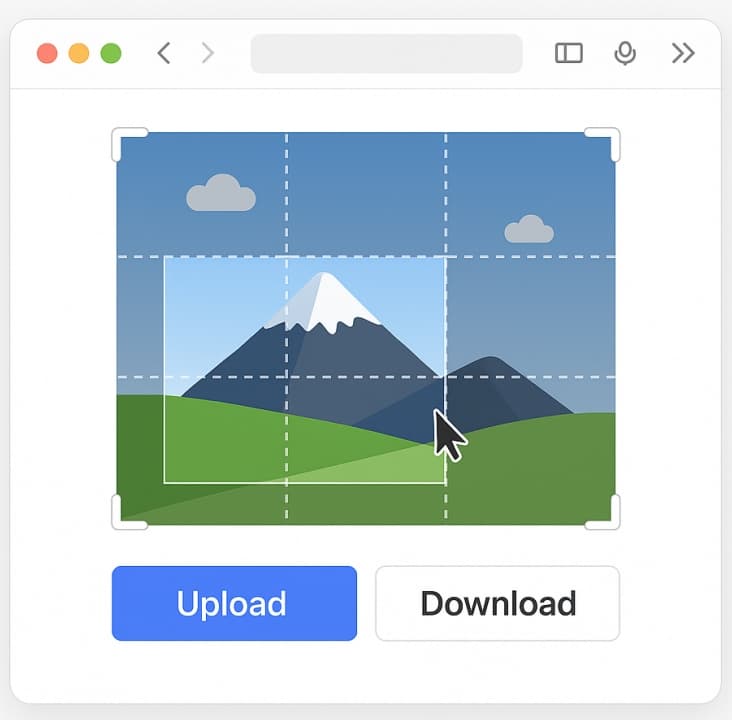 Easy free image cropper