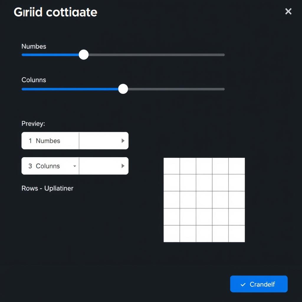 Step 2: Configure grid settings in the image splitter